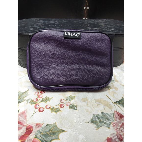 22 pc set colorful aluminum alloy crochet hooks Needles Craft Yarn in case - Picture 2 of 2